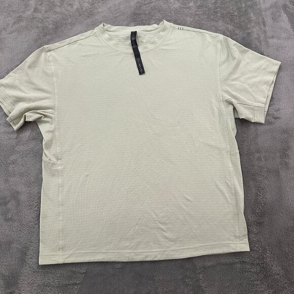 Lululemon Men's Relaxed Fit Training Short Sleeve Shirt SMALL Dewy Green - Picture 1 of 8
